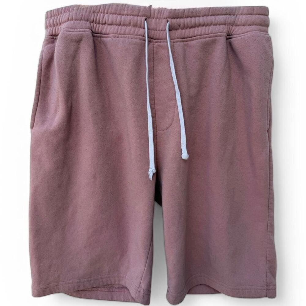 Brooklyn Cloth Pink Knit Shorts Mens XL Mauve Drawstring Lounge